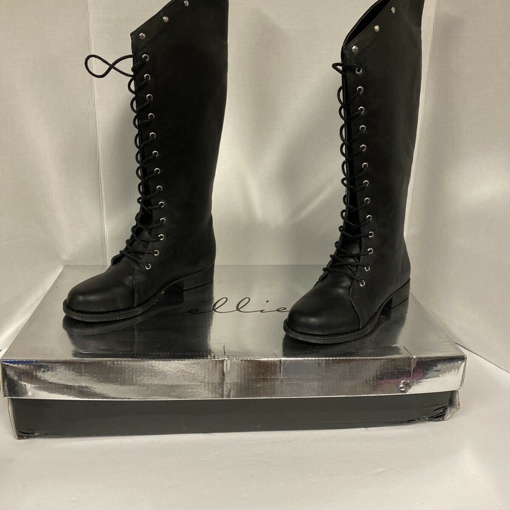 Ellie Shoes Women's 181- Huntress Boot Sz 6 Black